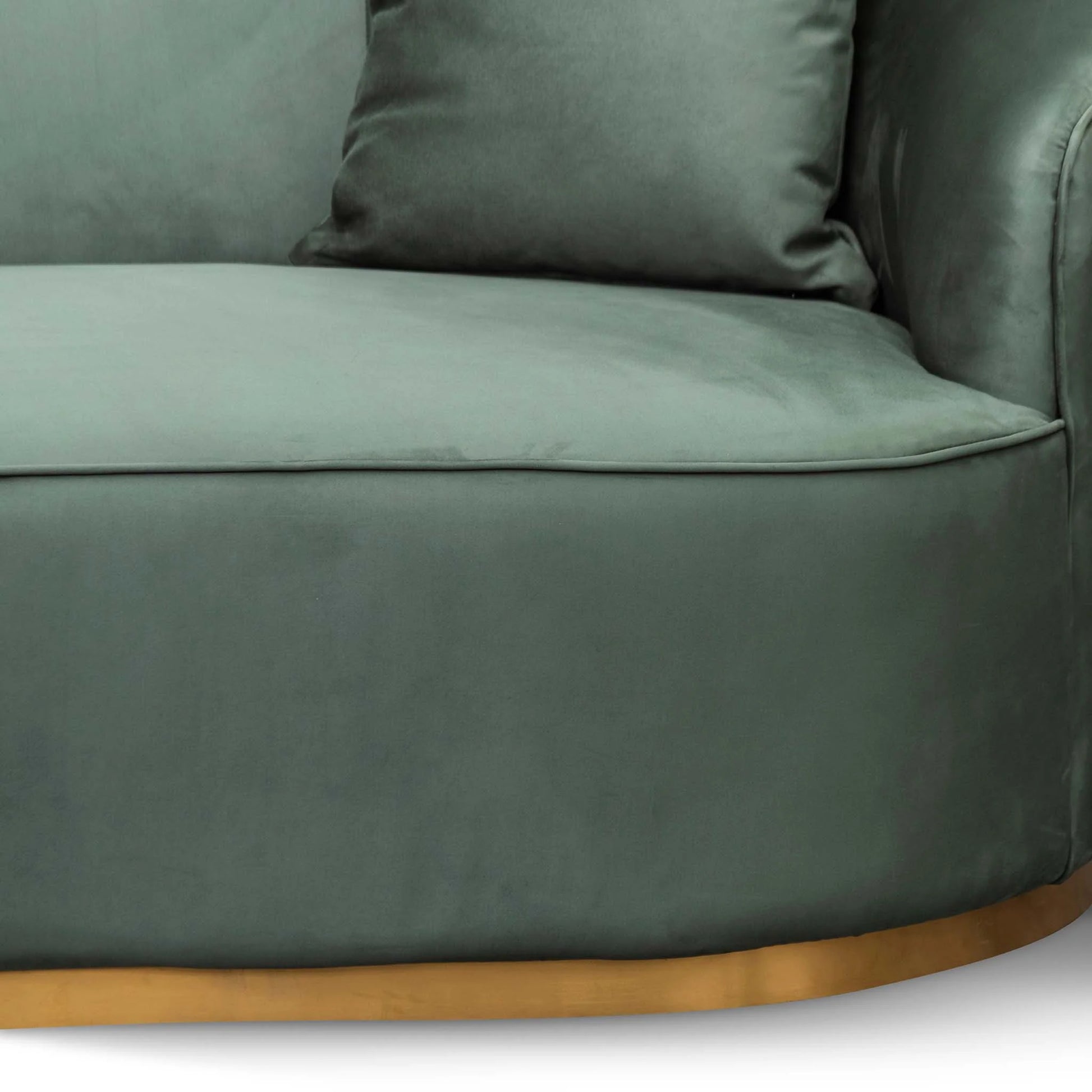 Sofie 3 Seater Sofa - Dark Green