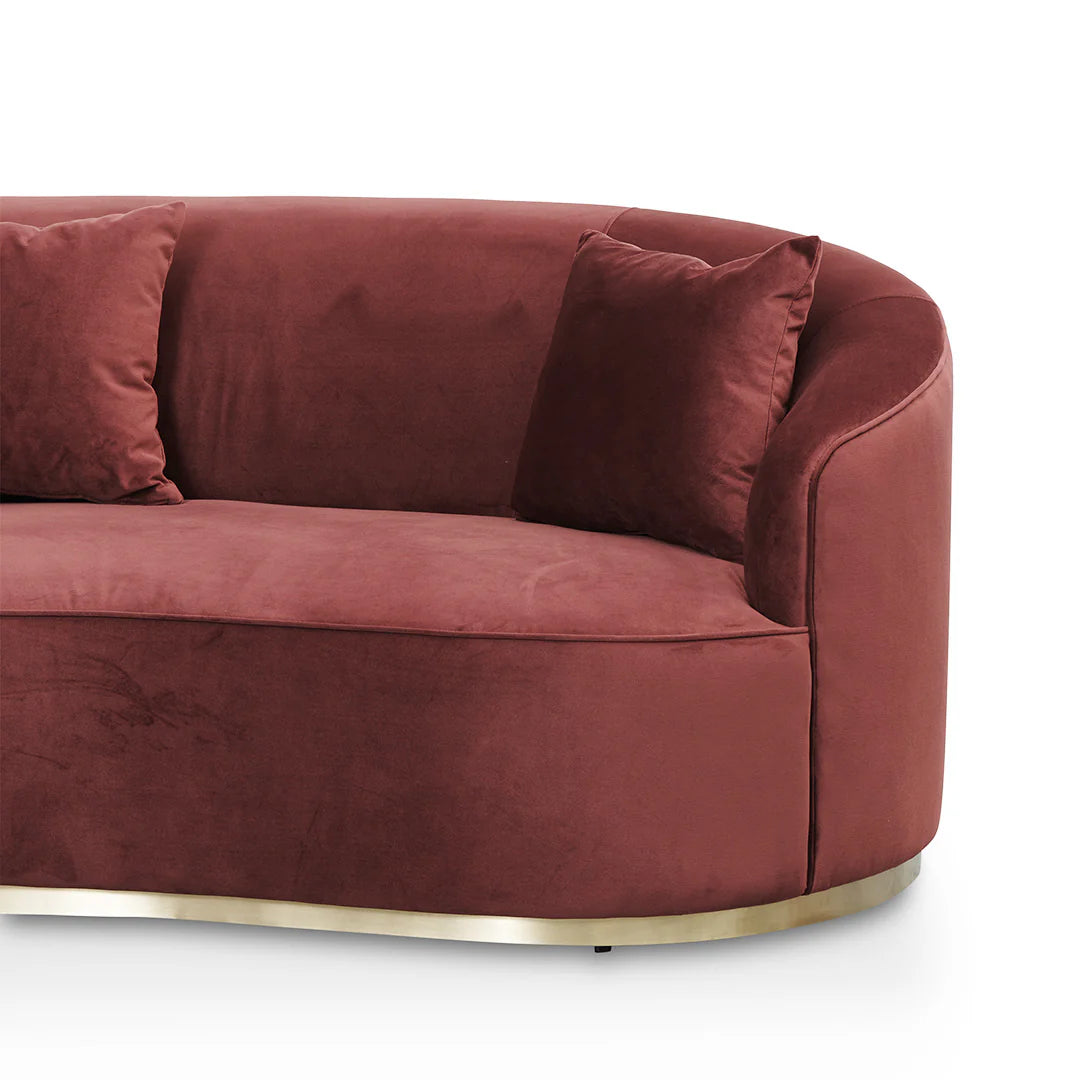 Sofie 3 Seater Sofa - Elegant Plum