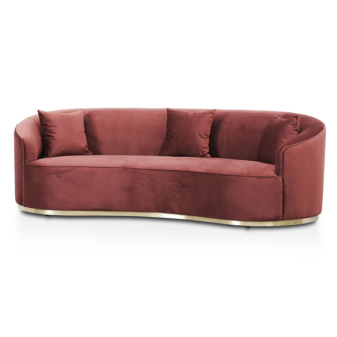 Sofie 3 Seater Sofa - Elegant Plum
