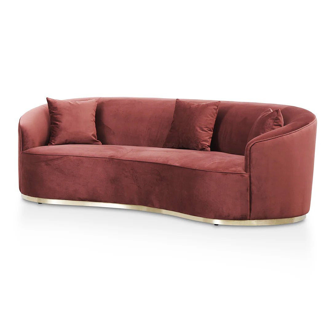 Sofie 3 Seater Sofa - Elegant Plum