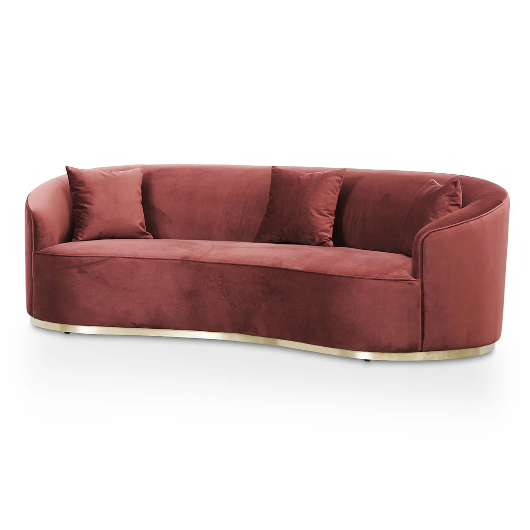 Sofie 3 Seater Sofa - Elegant Plum