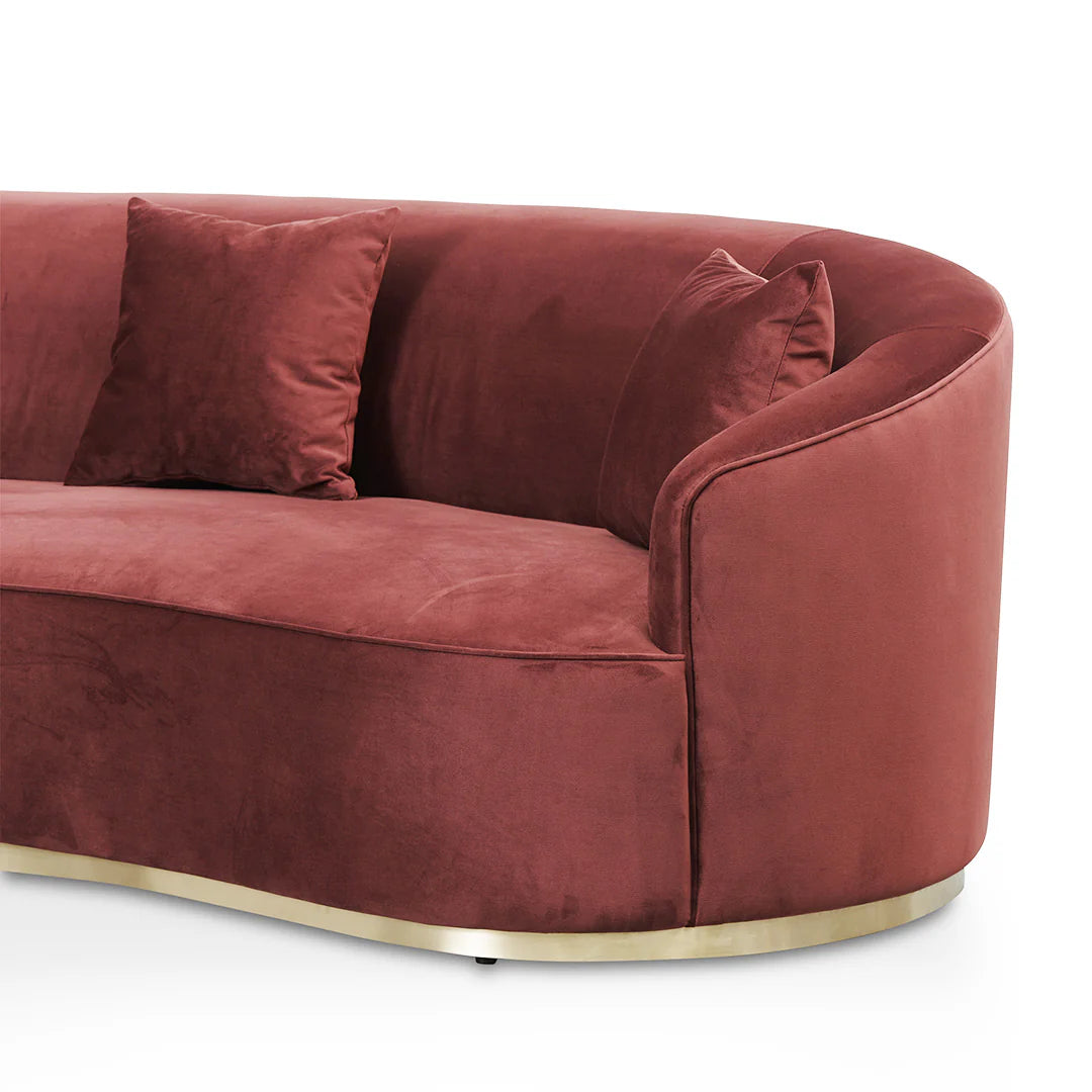 Sofie 3 Seater Sofa - Elegant Plum