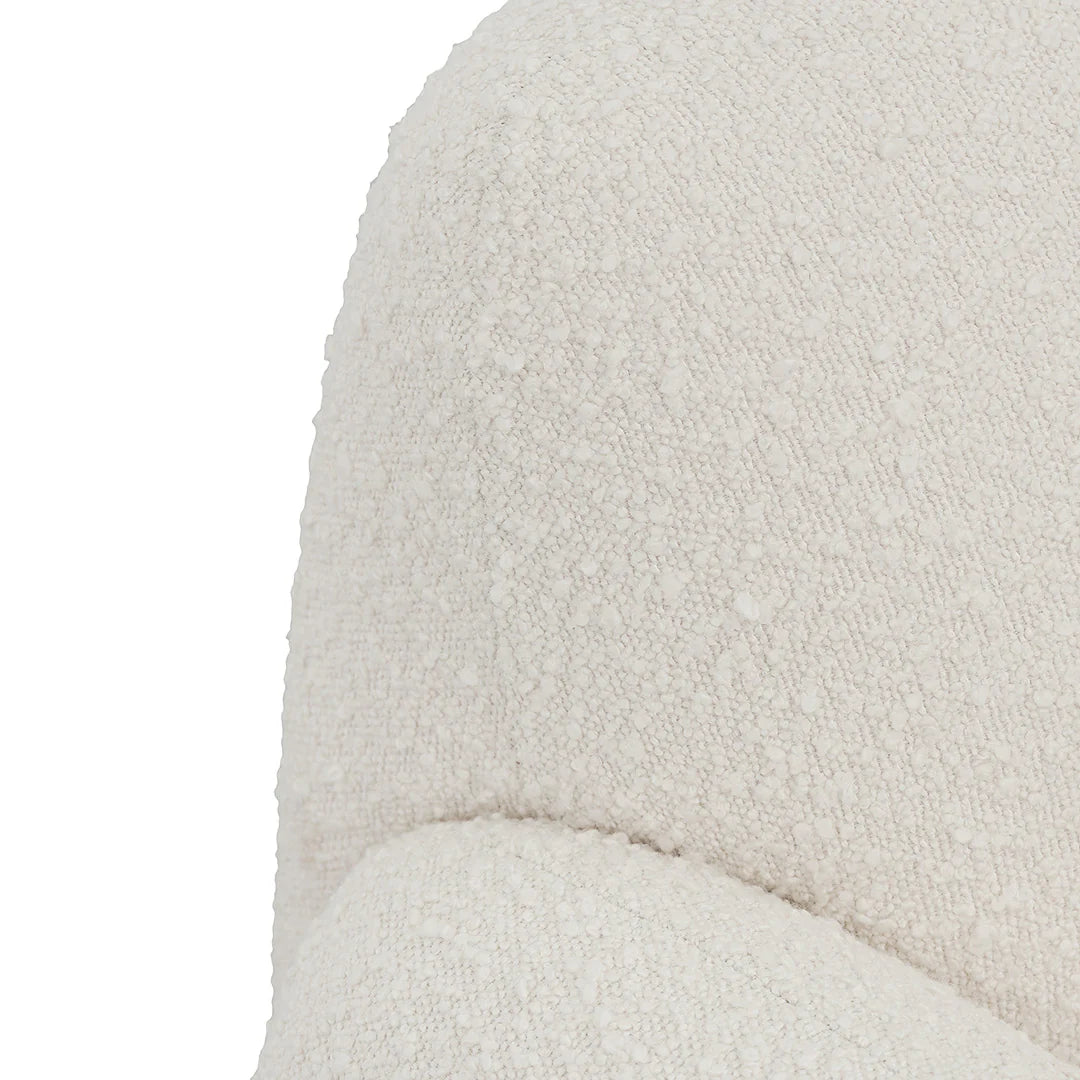 Nomad Armchair - Ivory White Boucle