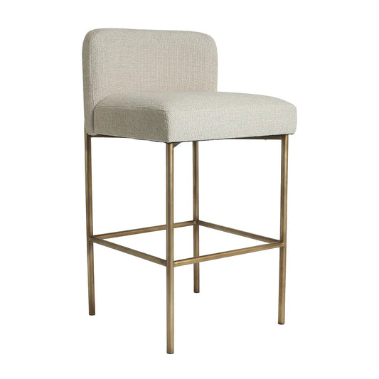 Leon Kitchen Stool - Speckle Ecru