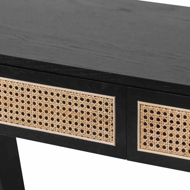 Liam Home Office Desk - Black