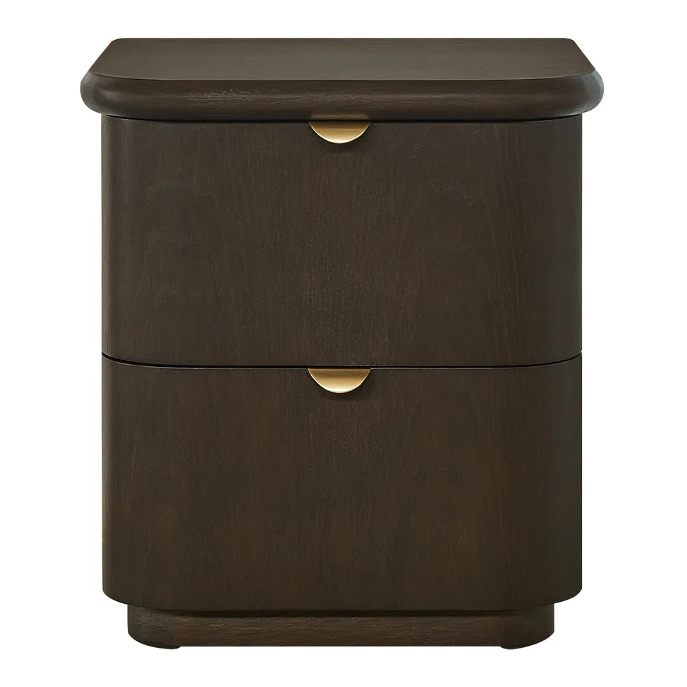 Lina Bedside Table - Smoked Oak