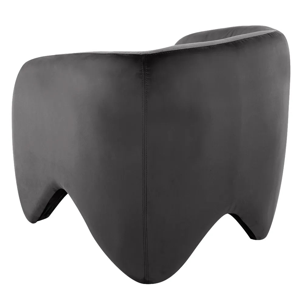 Maine Armchair - Charcoal Velvet