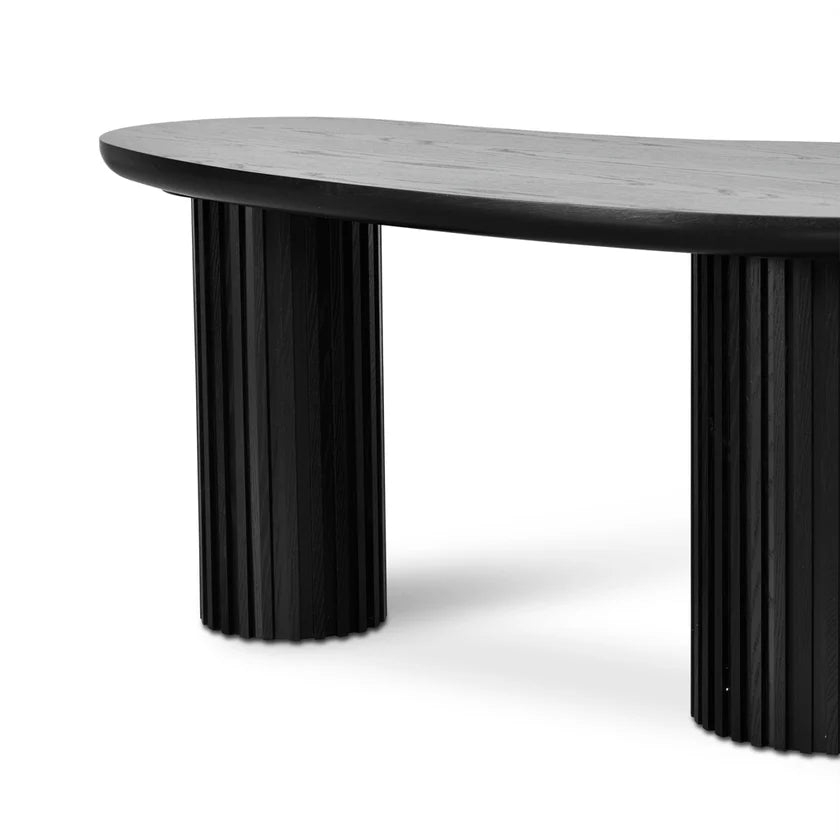 Marty 1.7m Office Desk - Black Oak