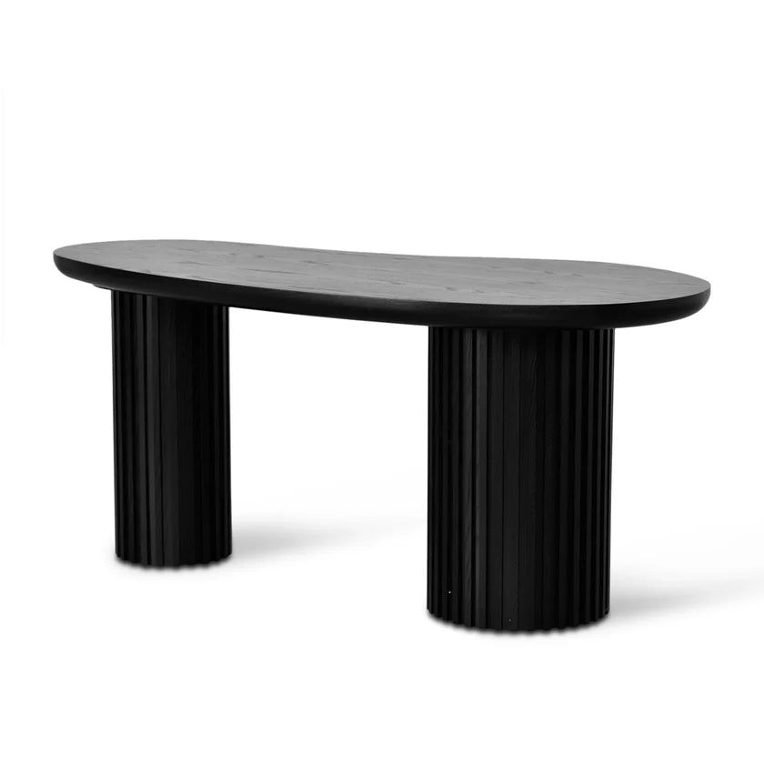 Marty 1.7m Office Desk - Black Oak