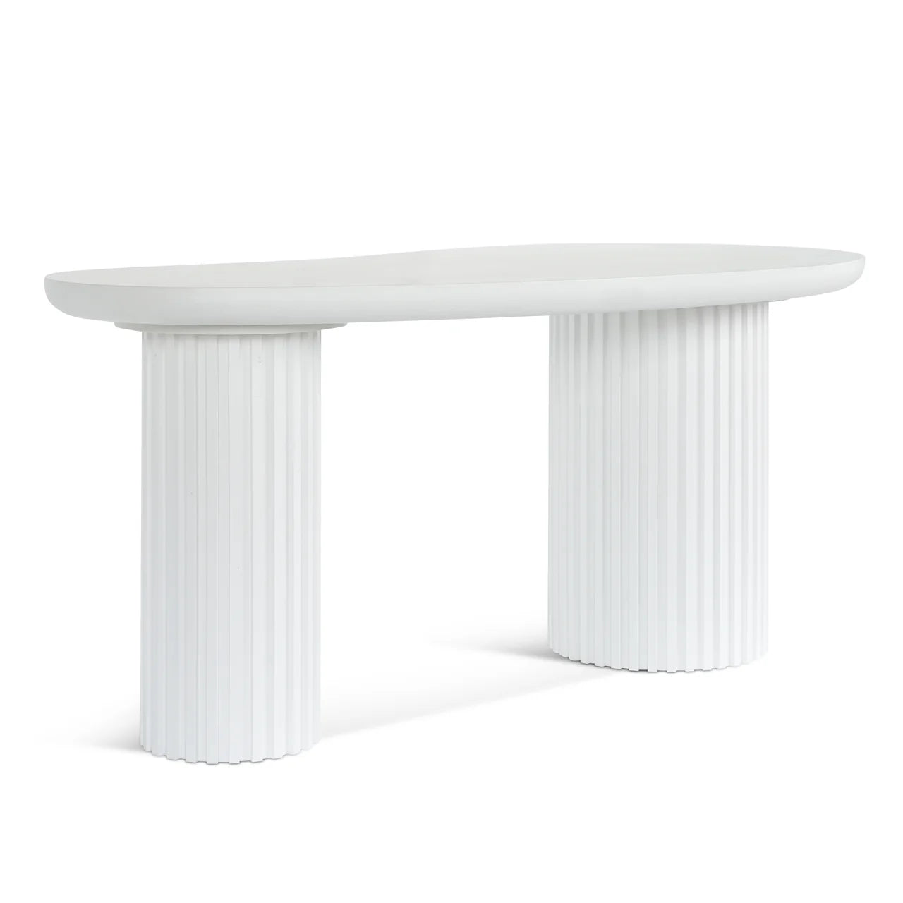 large white office desk