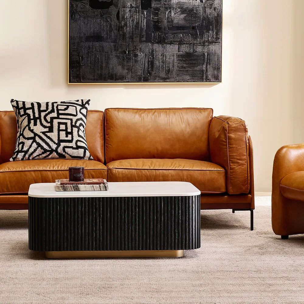 Mason Rectangle Coffee Table - Black