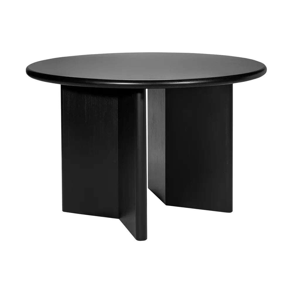 Montauk Black Round Dining Table 1.2 m
