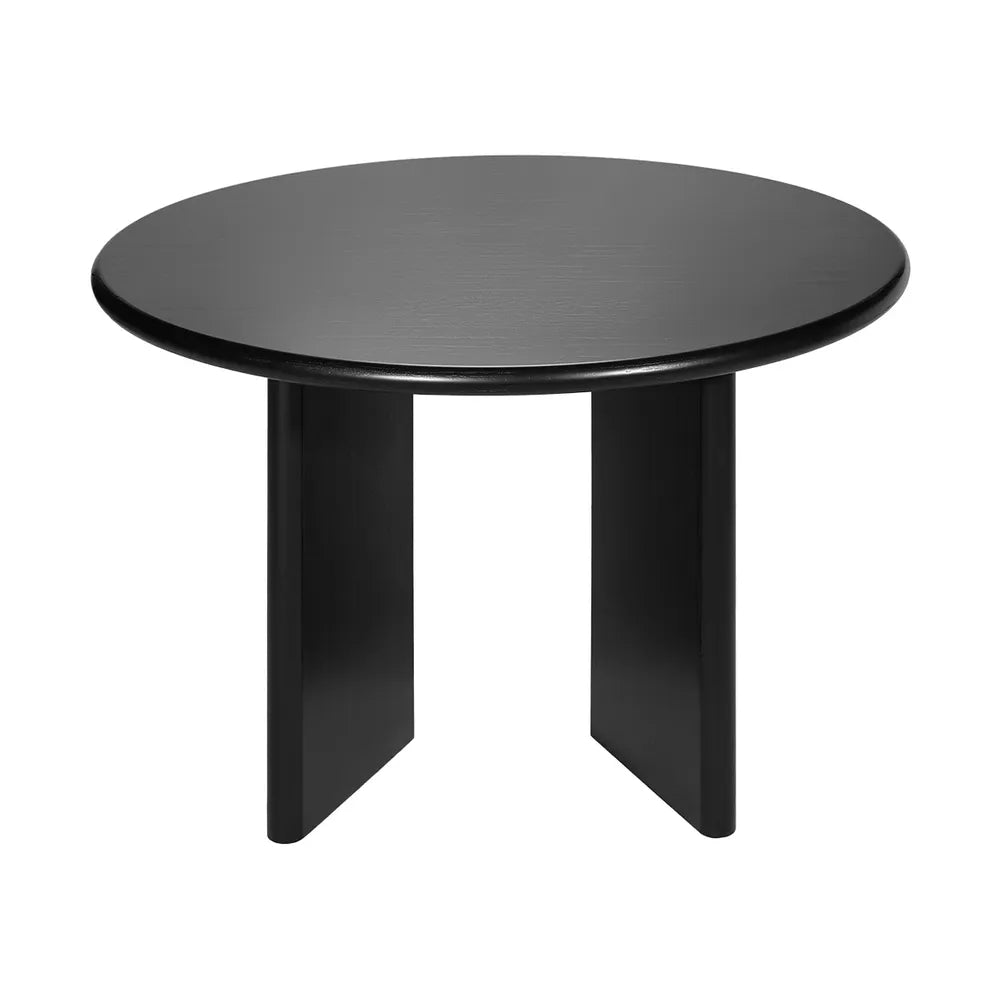Montauk Black Round Dining Table 1.2 m