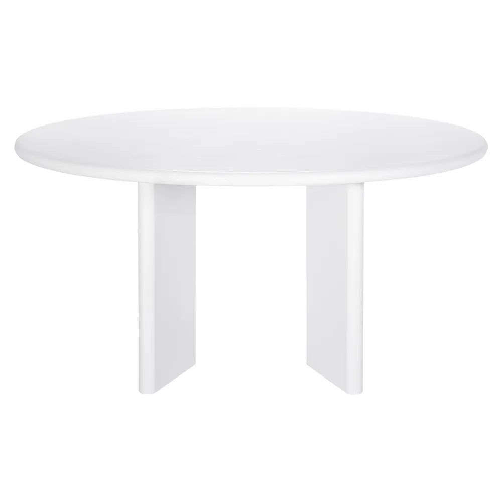 Montauk White Round Dining Table 1.5 m