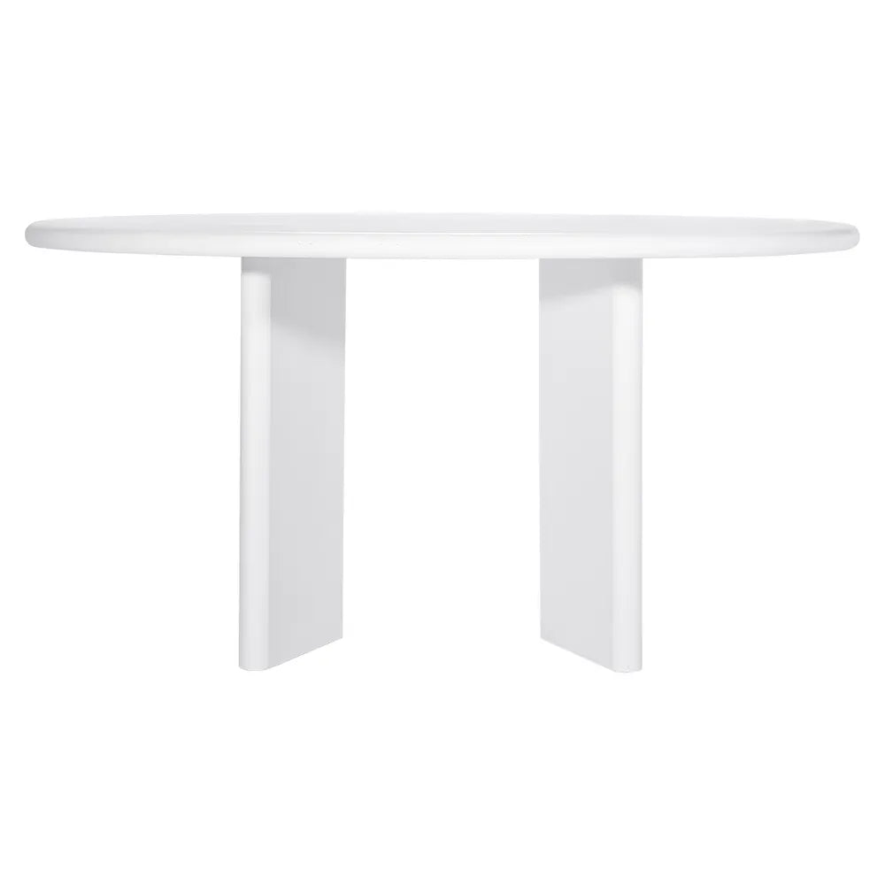 Montauk White Round Dining Table 1.5 m