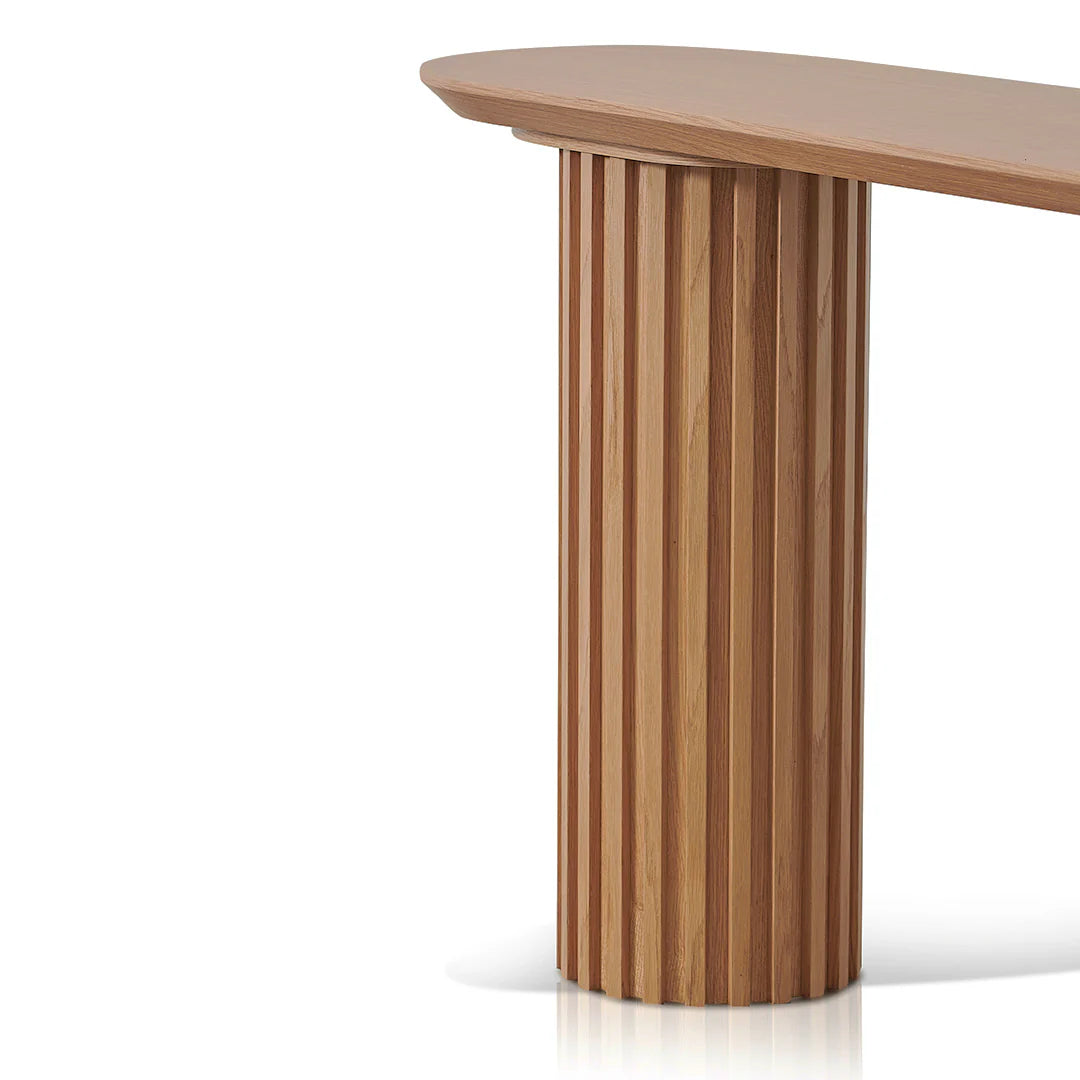 Morpheaus Console Table - Natural Oak