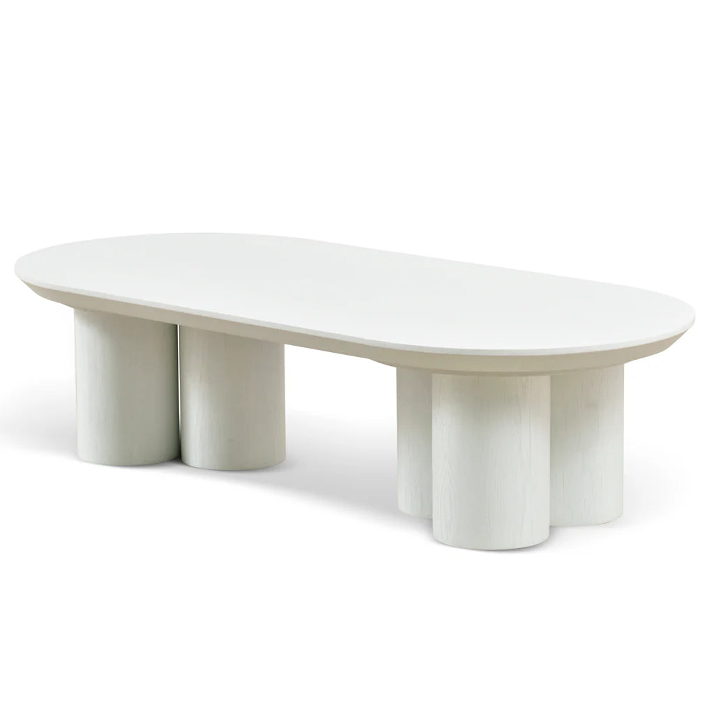 Mortise Coffee Table - White