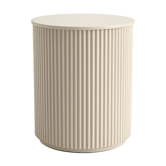 Nomad Cream Round Side Table