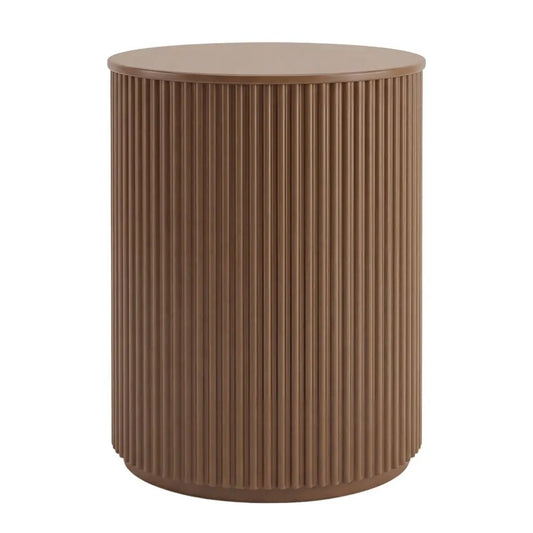 Nomad Mocha Round Side Table