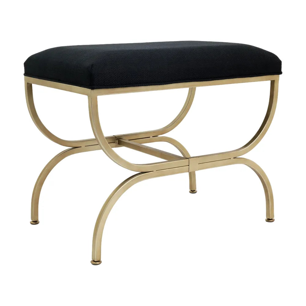 Novak Antique Gold Iron - Black Linen
