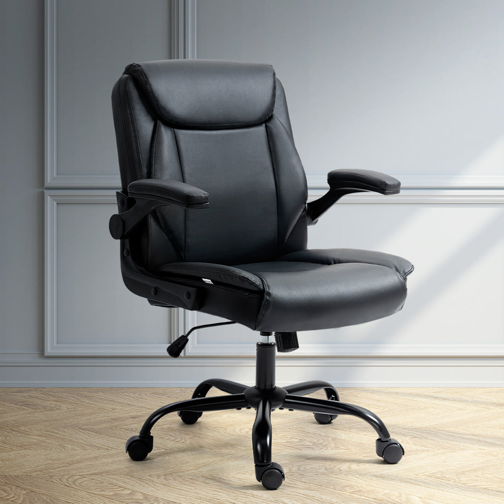 Henry Mid Back Executive Office Chair - Black