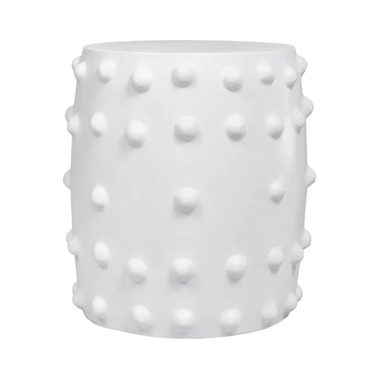 Otto Concrete Stool - White