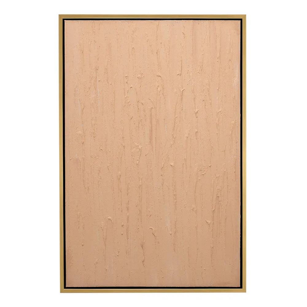 Pintura Rugosa Peach Series Canvas Painting