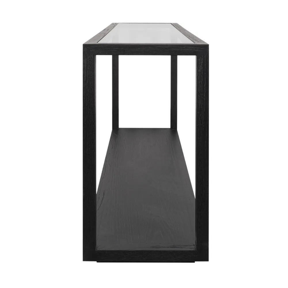 Sadie Oak Console Table - Black