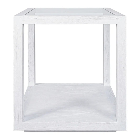Sadie Square Side Table - White