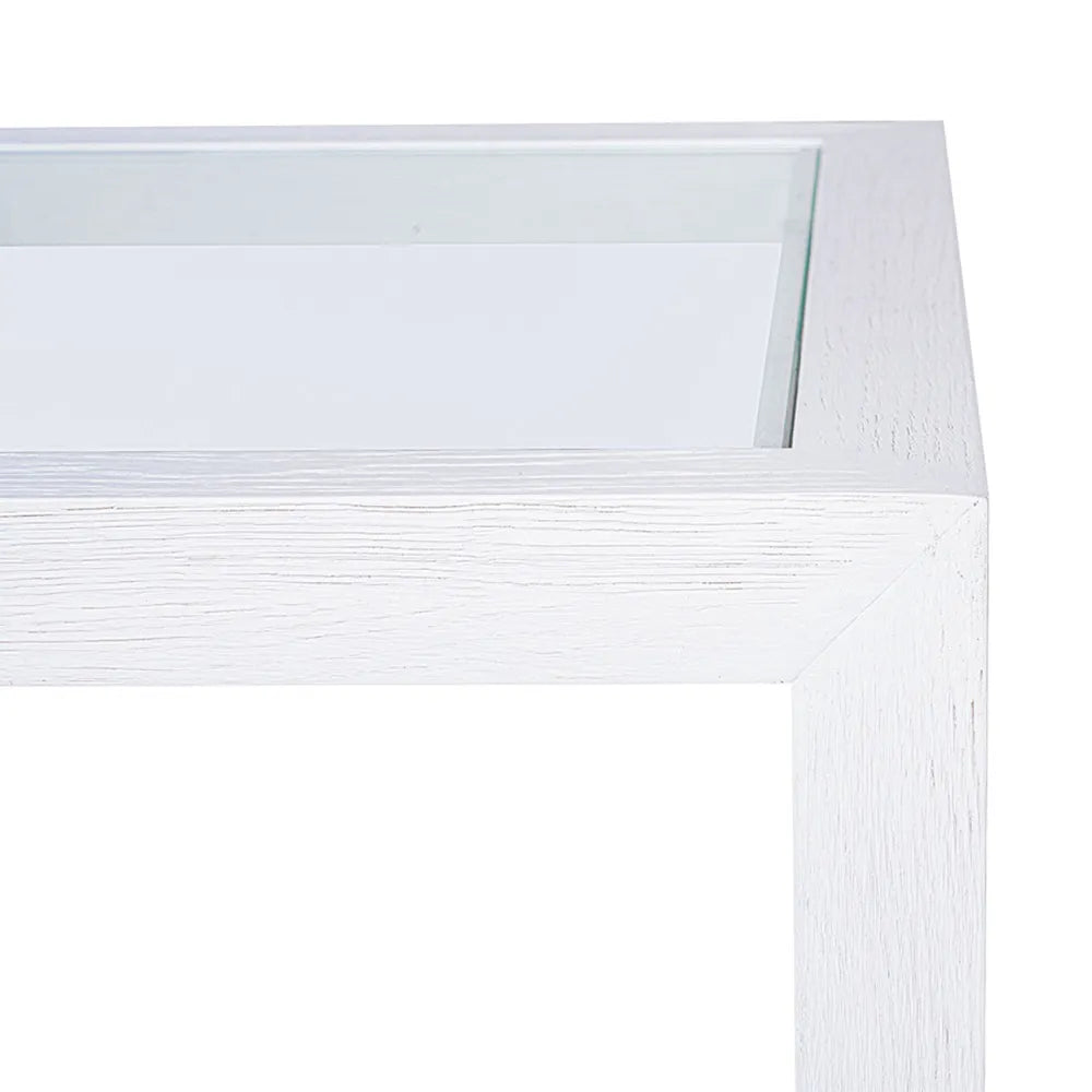 Sadie Square Side Table - White