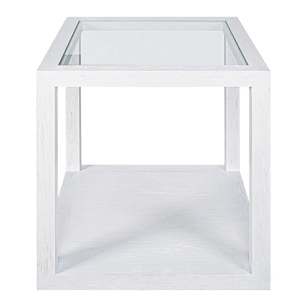 Sadie Square Side Table - White