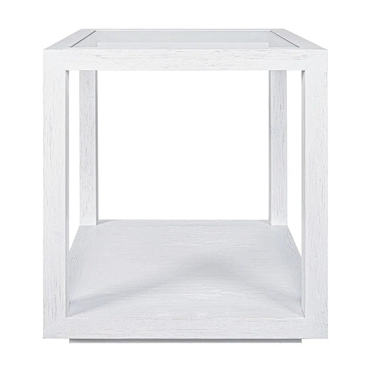 Sadie Square Side Table - Medium White