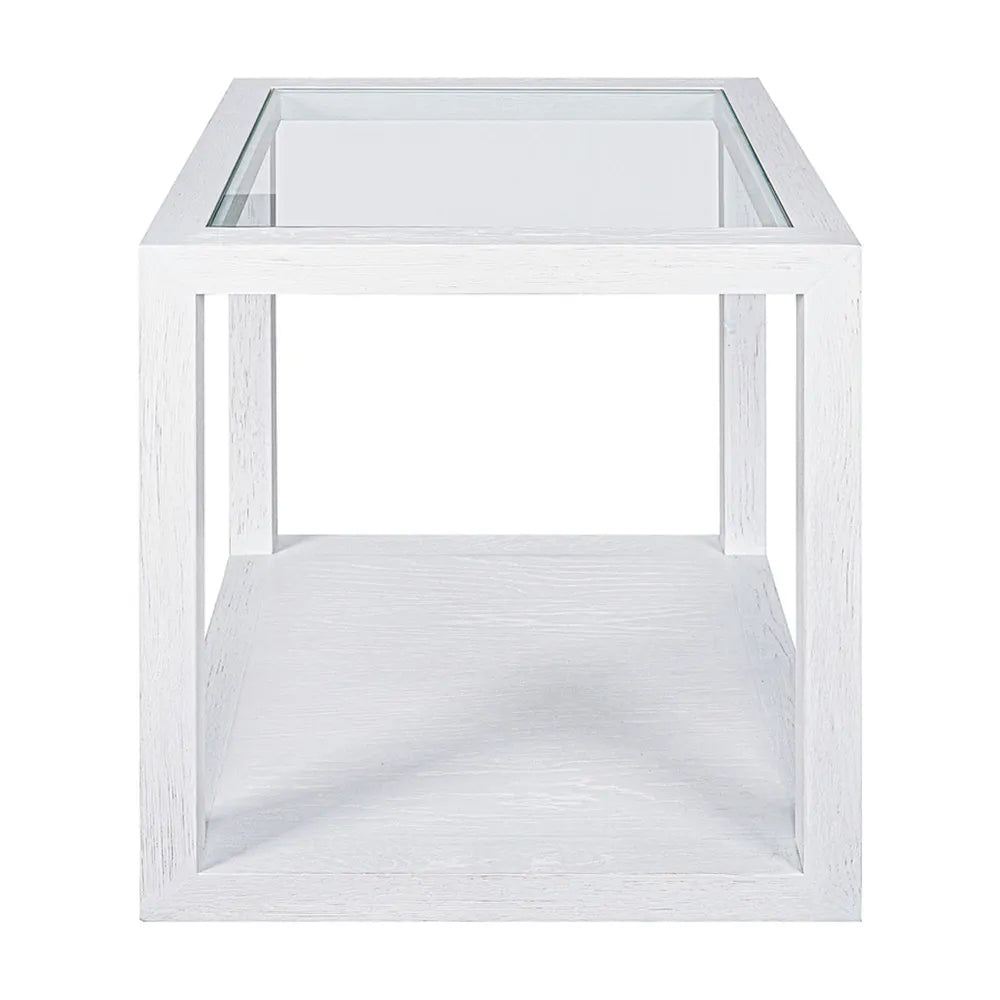 Sadie Square Side Table - Medium White