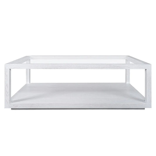 Sadie Rectangle Coffee Table - White