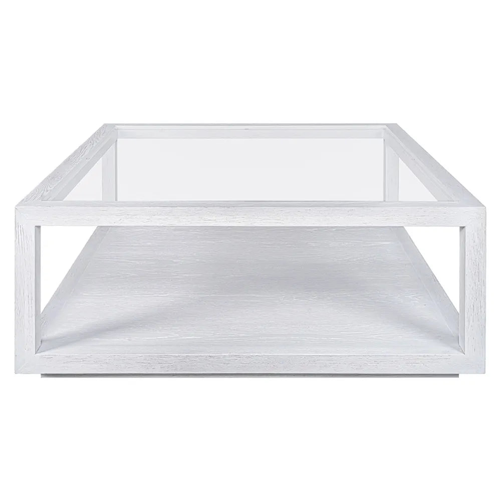 Sadie Oak Square Coffee Table - White