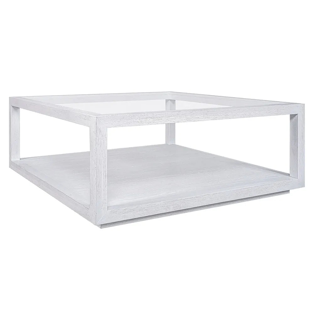 Sadie Oak Square Coffee Table - White