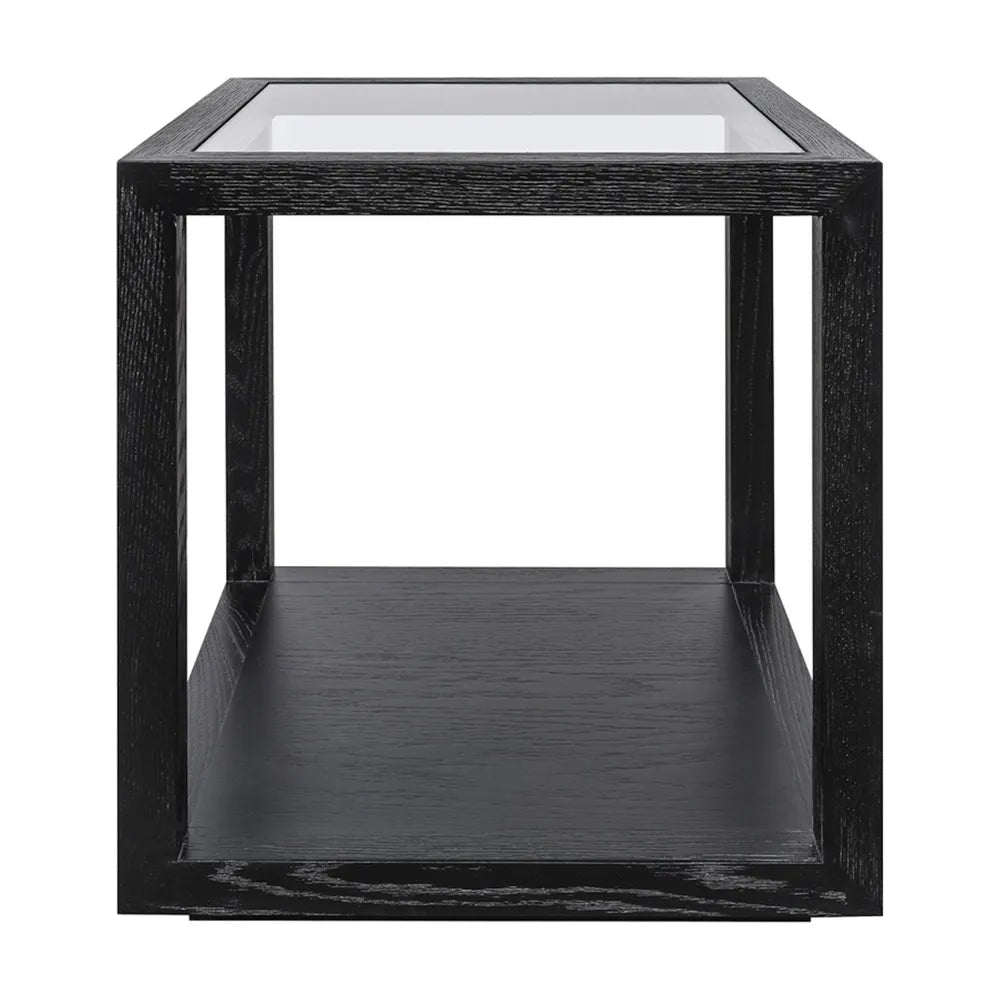 Sadie Square Side Table - Medium Black