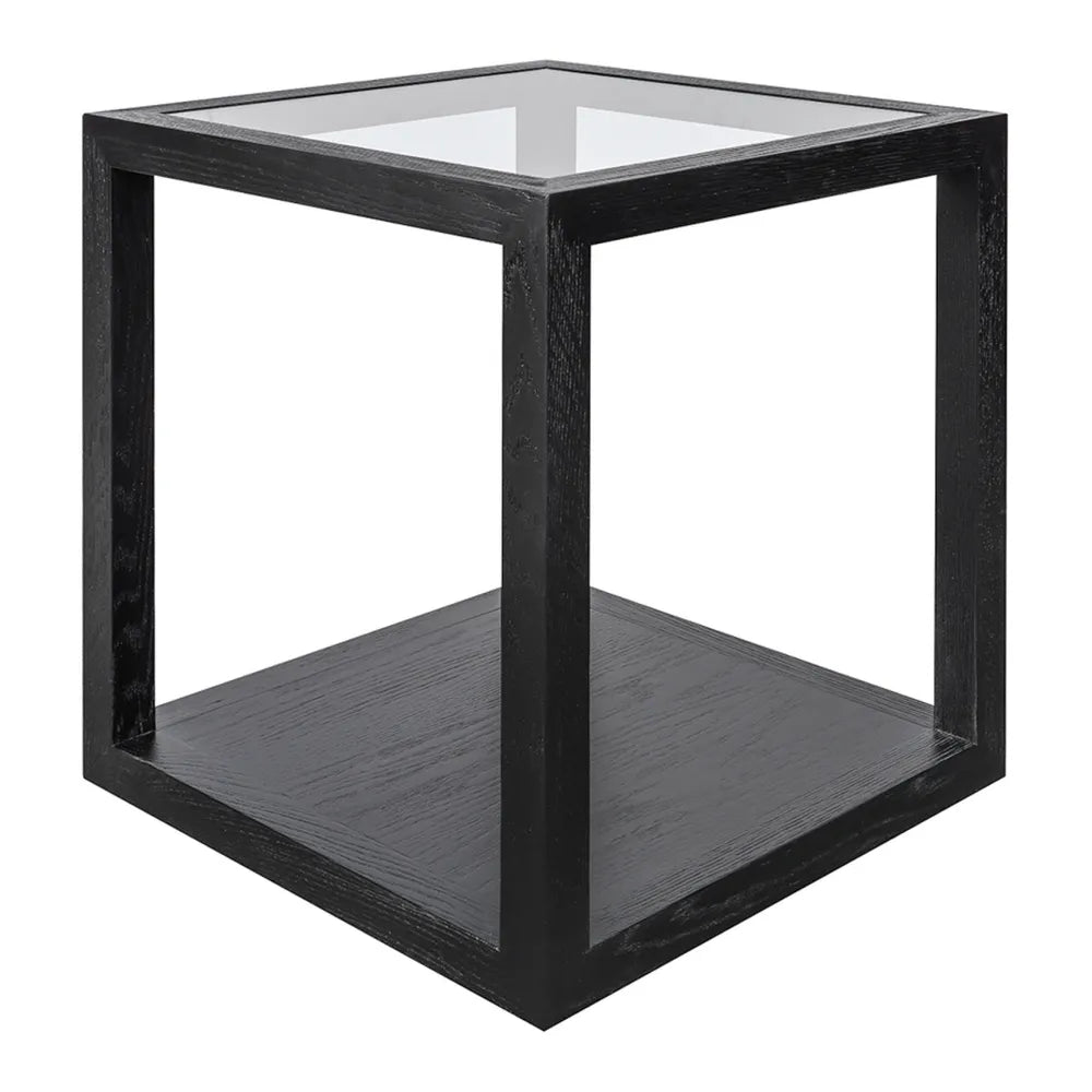 Sadie Square Side Table - Black