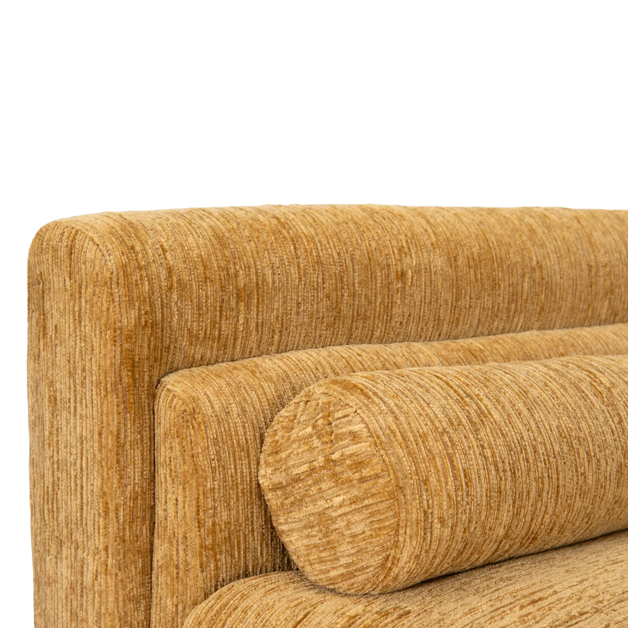Sandora 3-Seater Fabric Sofa - Yellow Sand