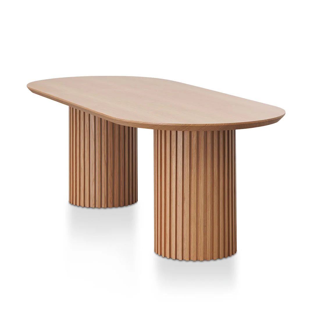 Martin 2.5m Wooden Dining Table - Natural