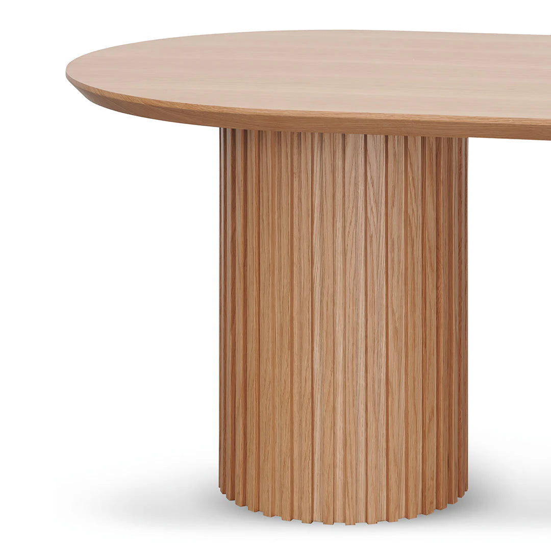 Martin 2.5m Wooden Dining Table - Natural