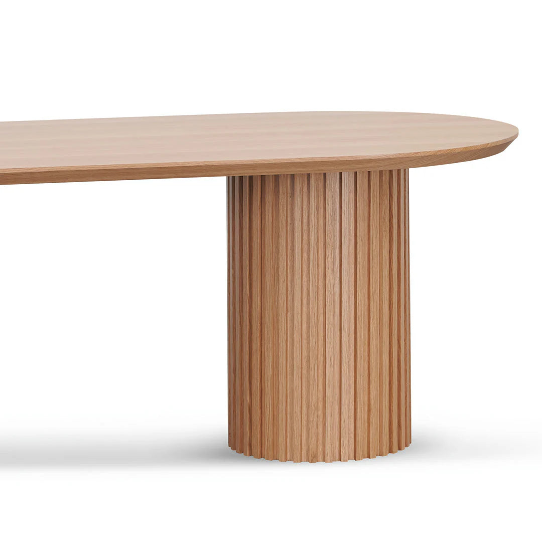Martin 2.5m Wooden Dining Table - Natural