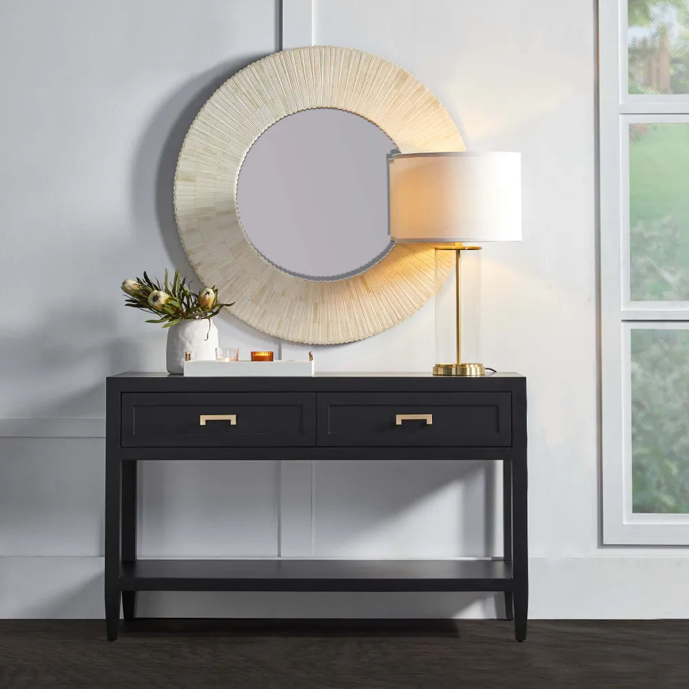 Soloman Console Table - Small Black