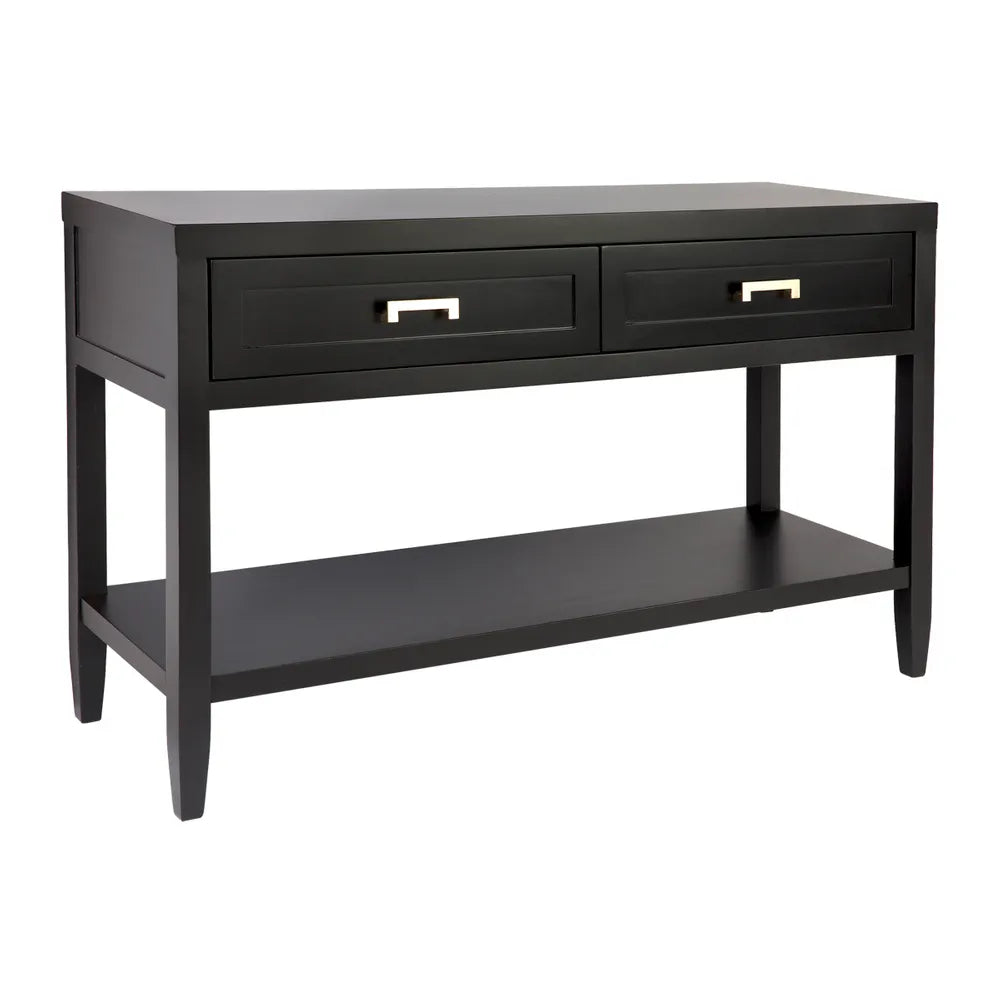 Soloman Console Table - Small Black