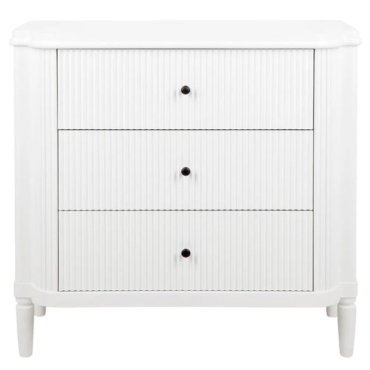 Arielle 3 Drawer Chest - White