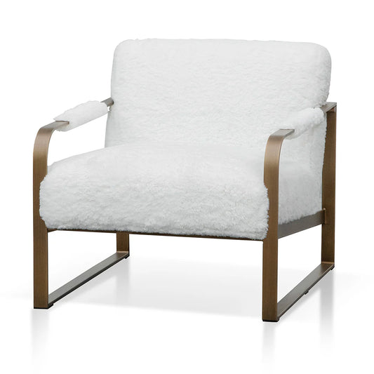 Isla Black Velvet Armchair - Antique Golden Frame