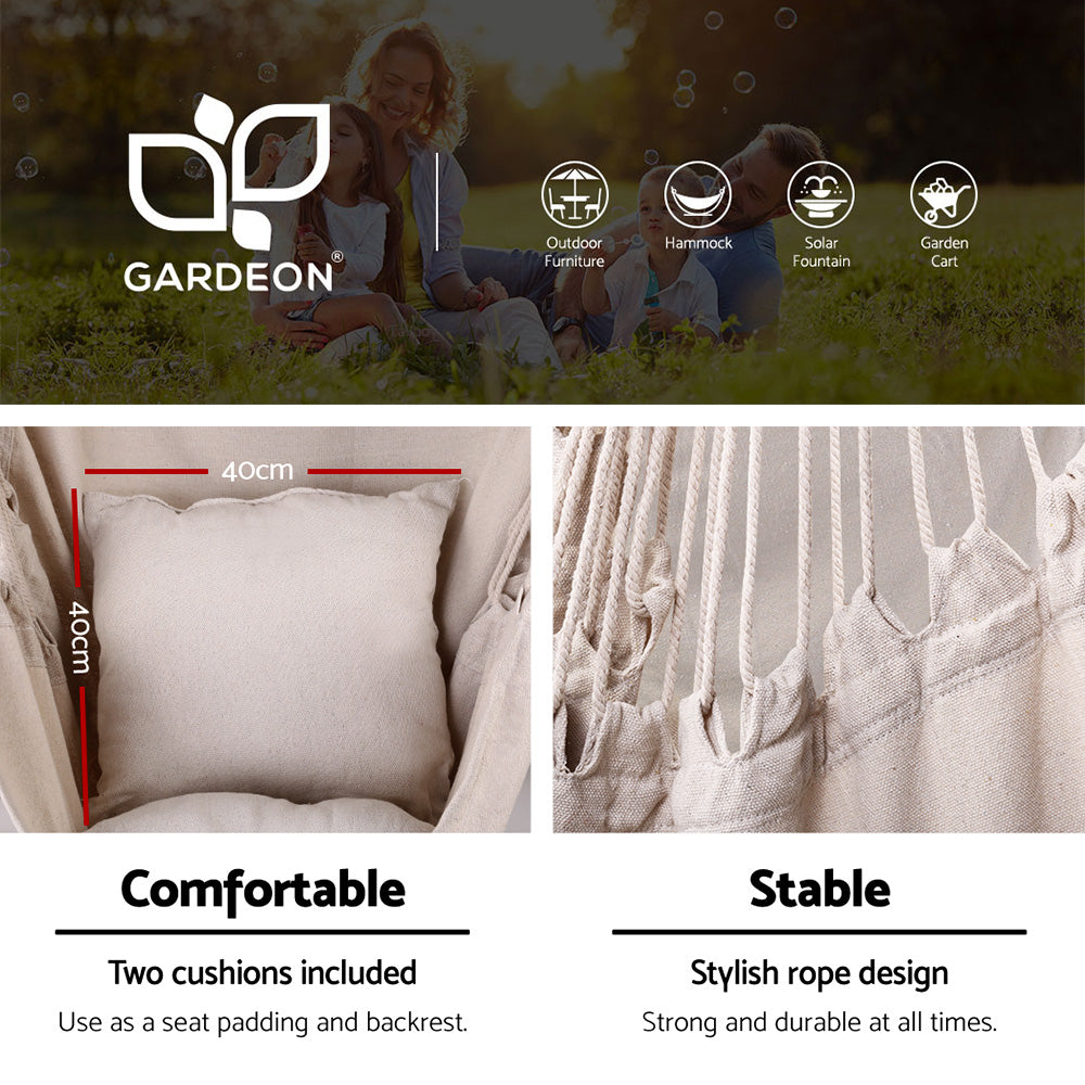 Outdoor Hammock Chair with Steel Stand Pillow Included