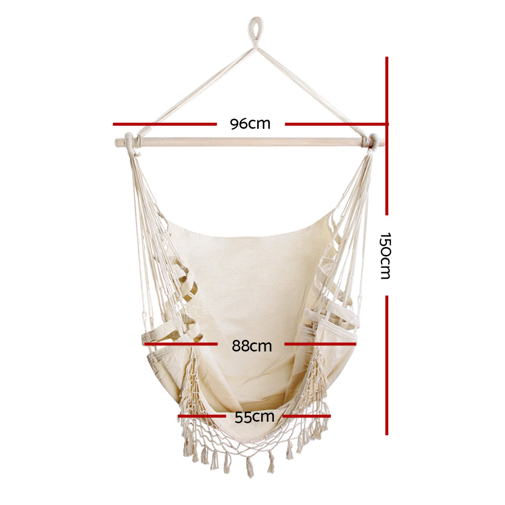 Cream Hammock Swing Chair Only